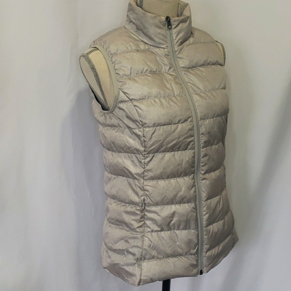 EDDIE BAUER 650 Down filled Puffer Vest Metallic - Picture 1 of 8